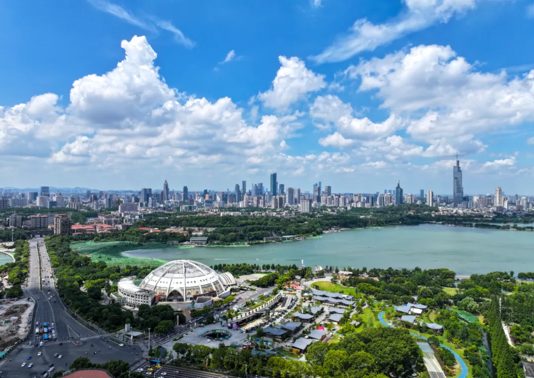 南京城。南京日报/紫金山新闻记者 徐琦 摄