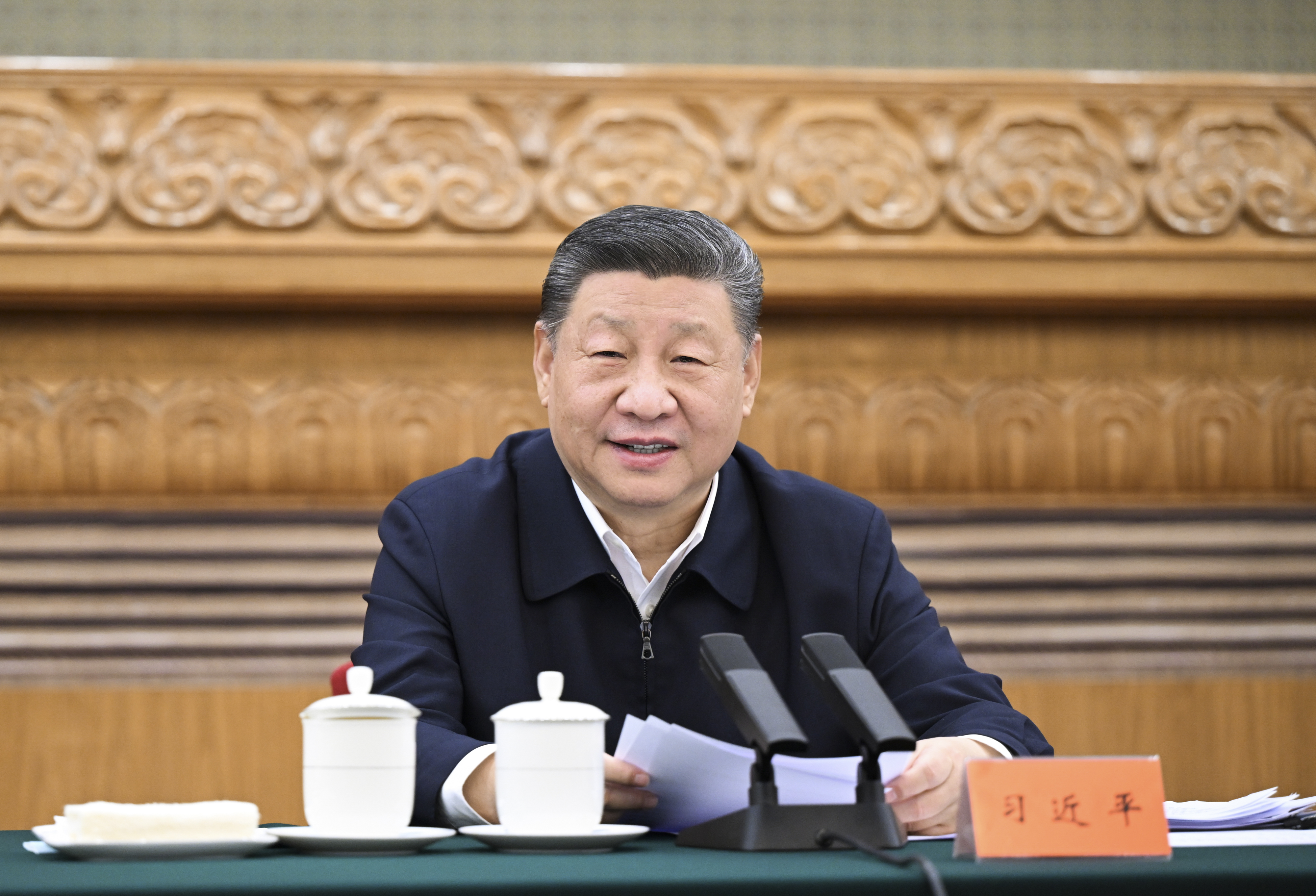 △ 2025年2月17日,中共中央总书记、国家主席、中央军委主席习近平在京出席民营企业座谈会并发表重要讲话。