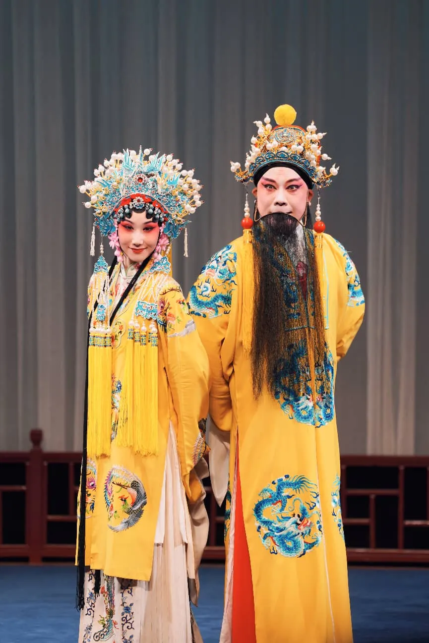 李静阳个人专场《长生殿》剧照，江苏省昆第三代生行名家钱振荣为其助演。